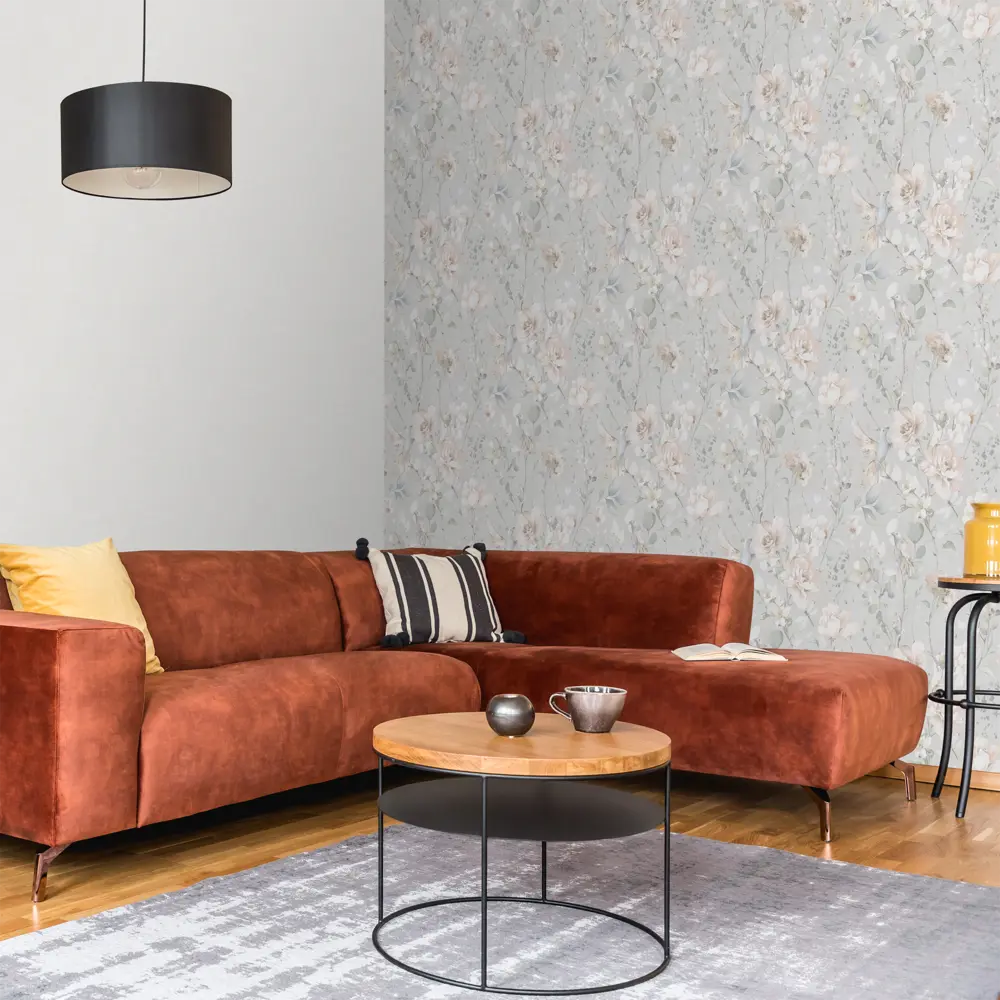Обои флизелиновые Ateliero Garden серые 1,06х10 м At283243 85691605 STLM-2133234 - Вид №3