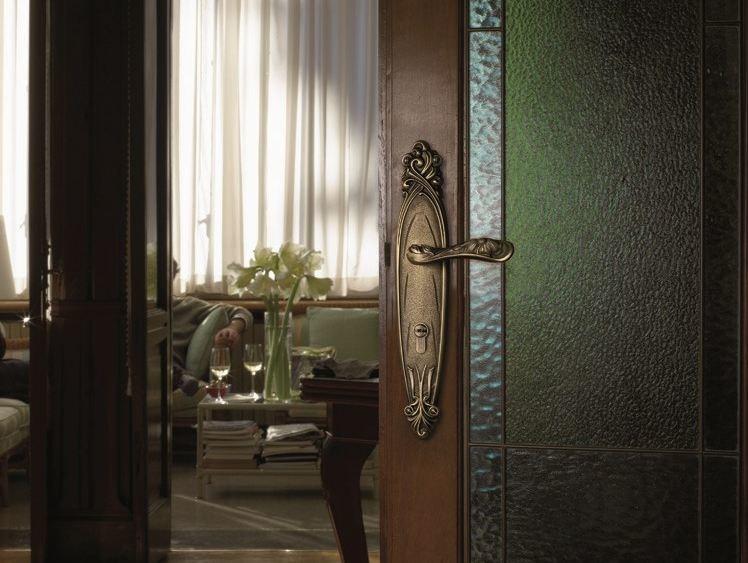 LINEA CALI' Ручка из хромированной латуни на пластине Arte sun-id-1363626 - Вид №1