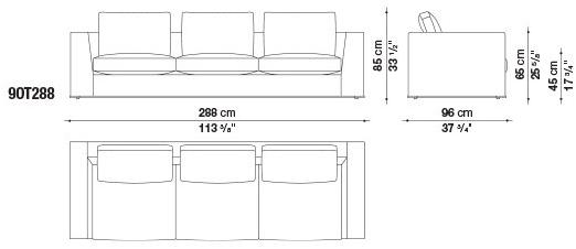 Maxalto Диван из ткани Otium sun-id-1372446 - Вид №17