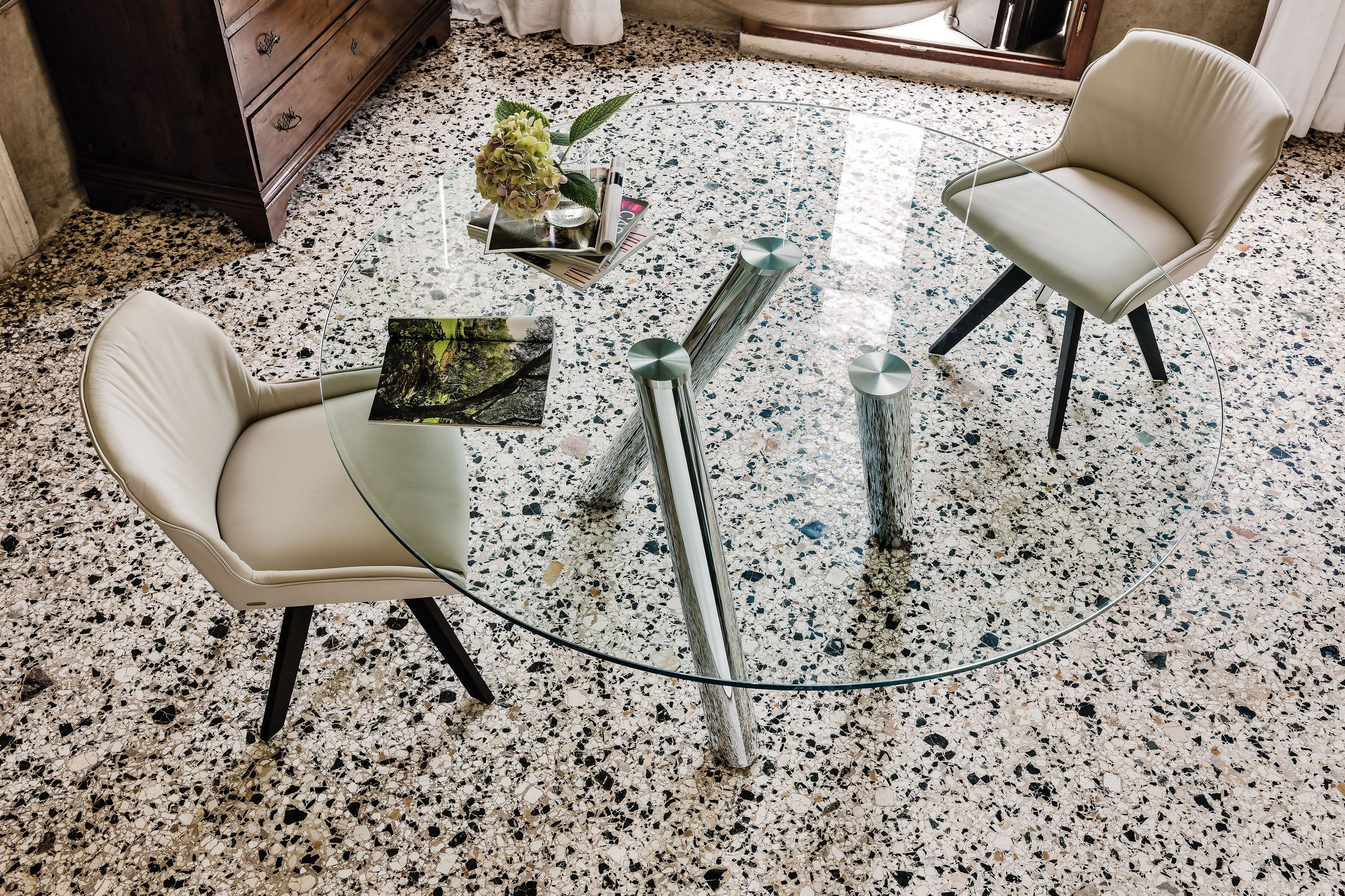 Круглый Хрустальный стол Cattelan italia RAY ARCH-00011713 - Вид №4