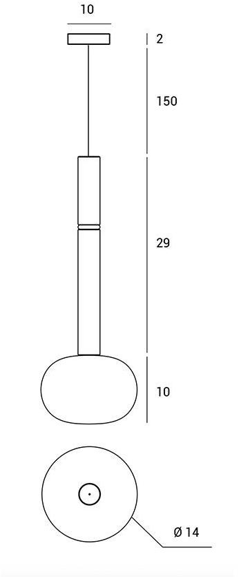 Miloox Подвесной светильник из металла и опалового стекла Mose sun-id-1436134 - Вид №7