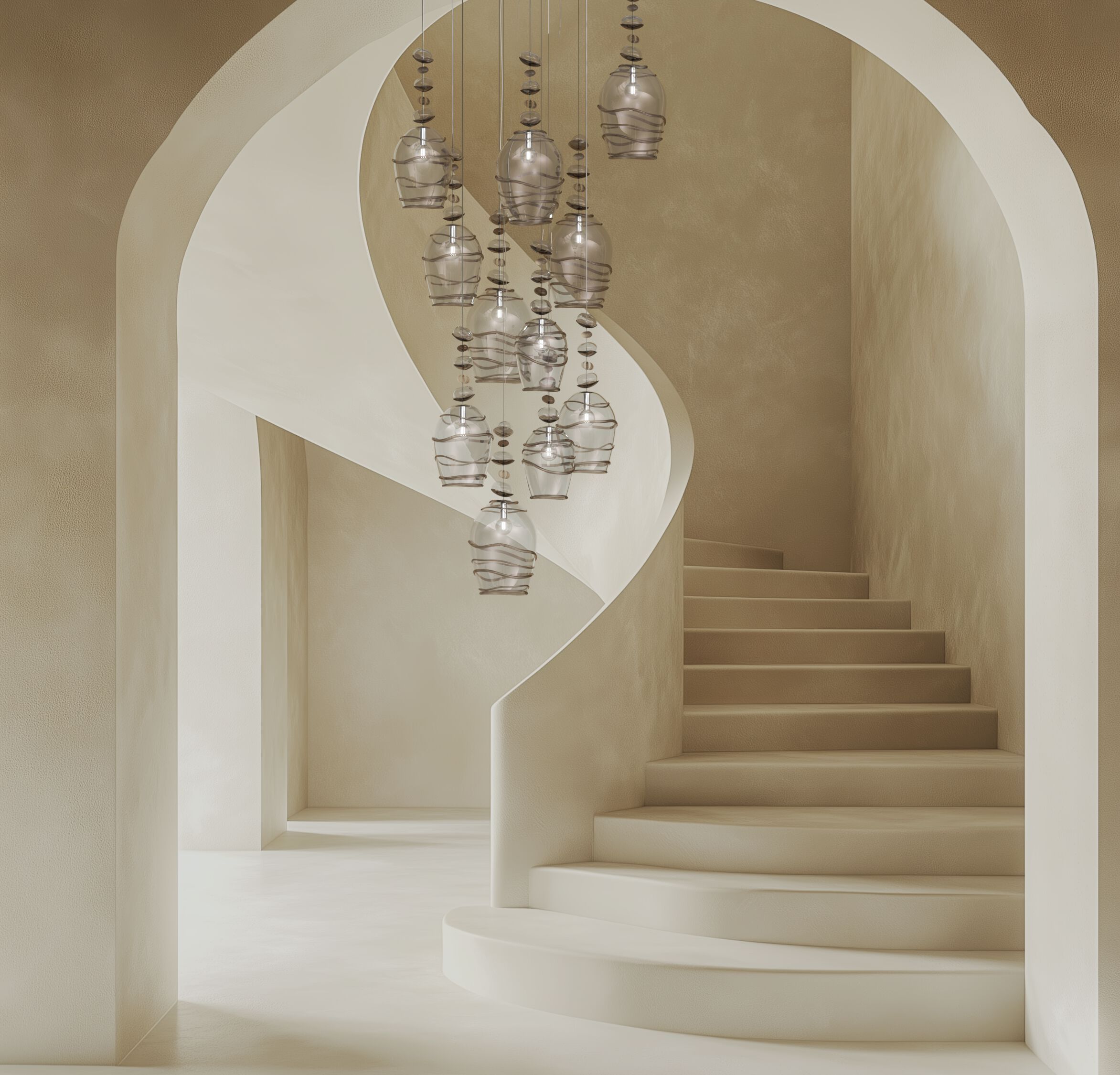 Подвесной светильник ручной работы из дутого стекла VENINI Coralia ARCH-00072953 - Вид №2