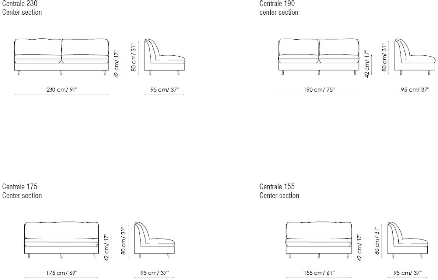 Bonaldo 3-х местный тканевый диван sun-id-1381959 - Вид №9