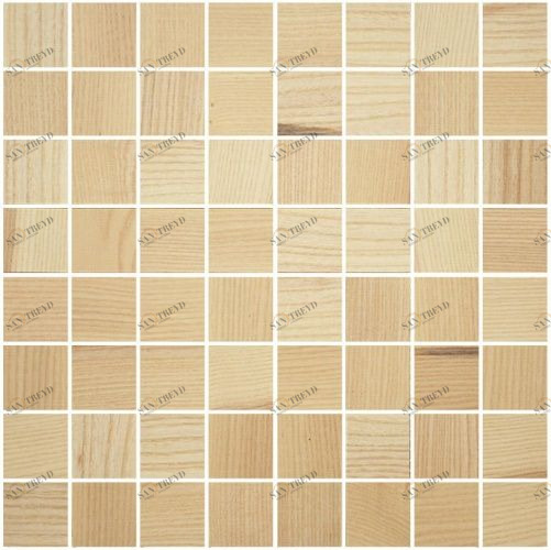 Мозаика и 3D панели из дерева Da Vinci Мозаика 8x8 Select 036 Ясень Селект (Гладкая) 288х288 мм 1301100036