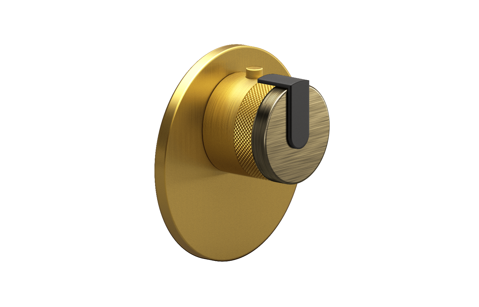 E-8027-R1VBB-L1MBK-BAU-T Термостатический переключатель 3/4-Внешняя часть GRAFF MOD+