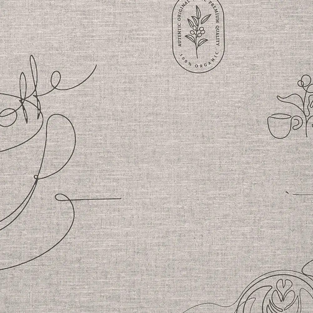 Обои флизелиновые Ateliero Café серые с цветочным узором в стиле кантри 89432673 STLM-1573657 - Вид №1