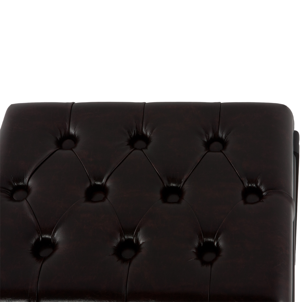 11099 Банкетка Лотос 4 Орех Шоколад мрамор BOGACHO 4627138158296 - Вид №2