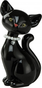 10570728 Goebel Скульптура 18см "Черная Жемчужина" Китти Фарфор