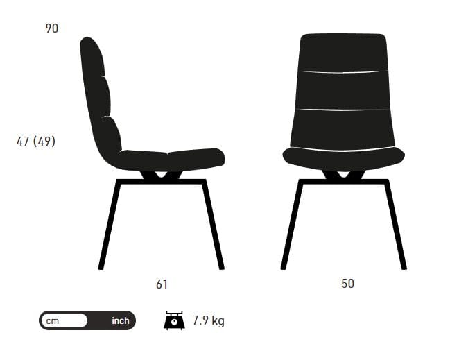 Мягкий стул из ткани KFF Arva Light ARCH-00114946 - Вид №1