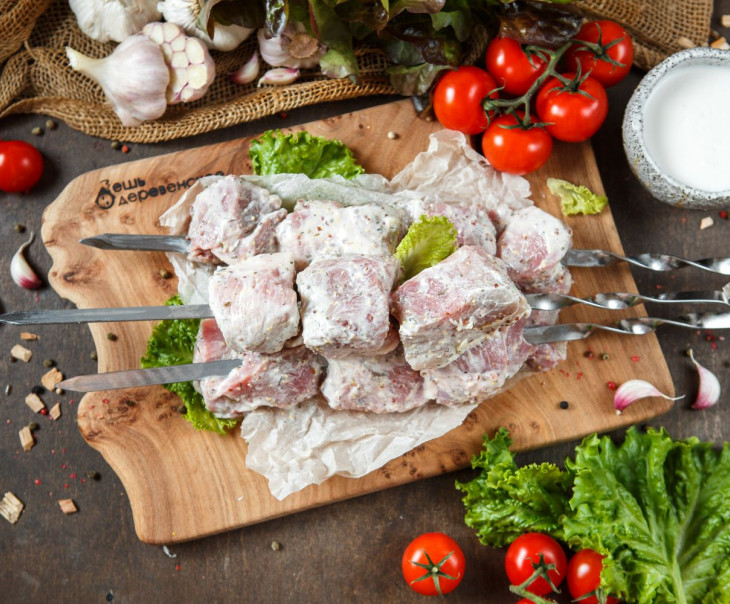 6275 Шашлык свиной в кефирном маринаде с прованскими травами Вкусляндия 