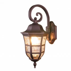 Уличный настенный светильник кофейное золото Dorado GL 4690389135231 ELEKTROSTANDARD DORADO, ФОНАРЬ 00-3898312 Коричневый