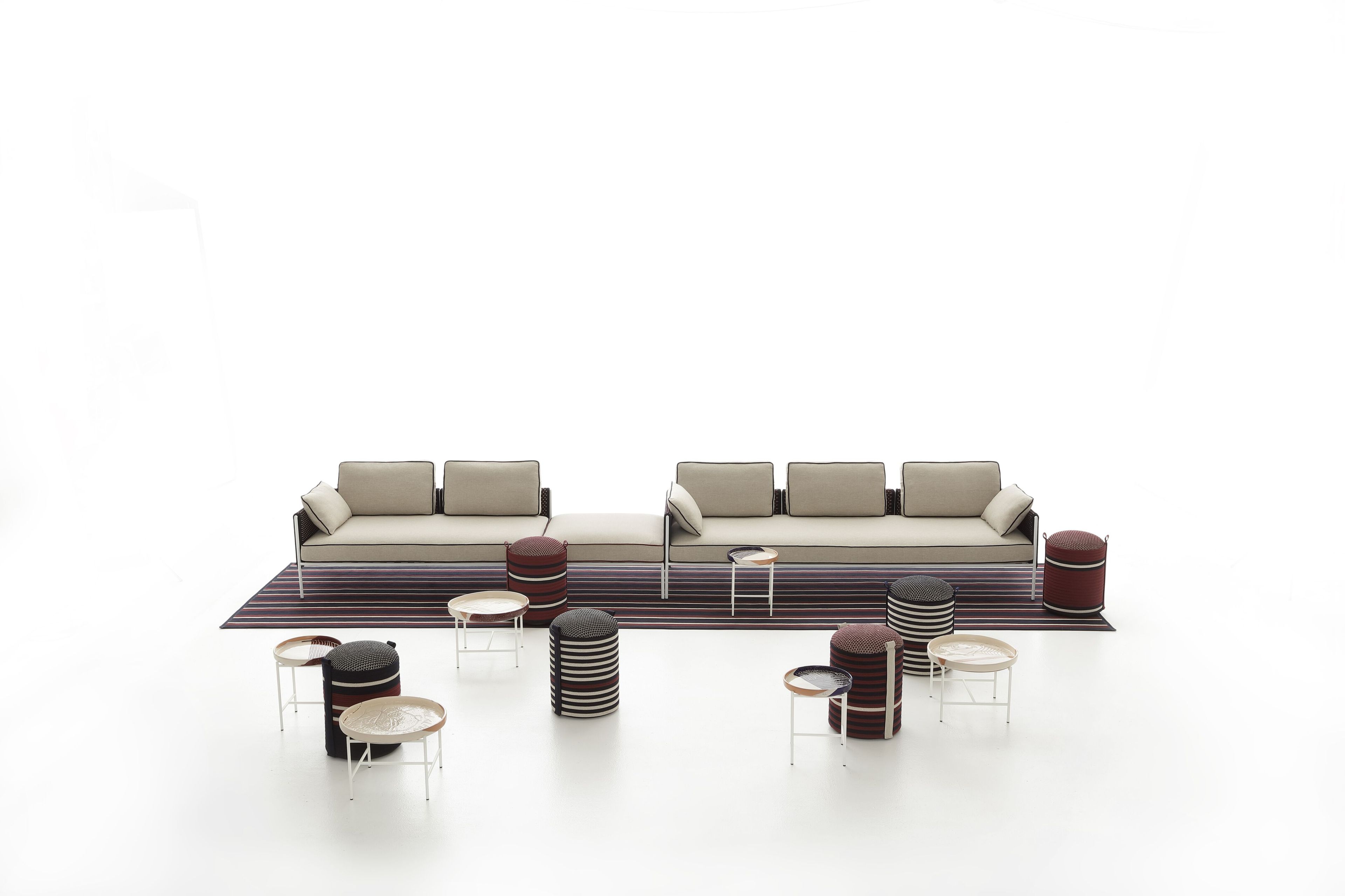 Полосатый тканый ковер ручной работы Nodo Italia Antonio Marras + Nodo Italia ARCH-00104372 - Вид №4