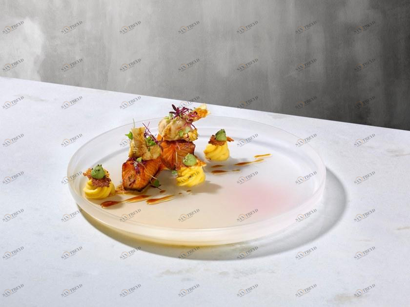 NUDE Плоская тарелка из хрусталя Pigmento sun-id-1446256