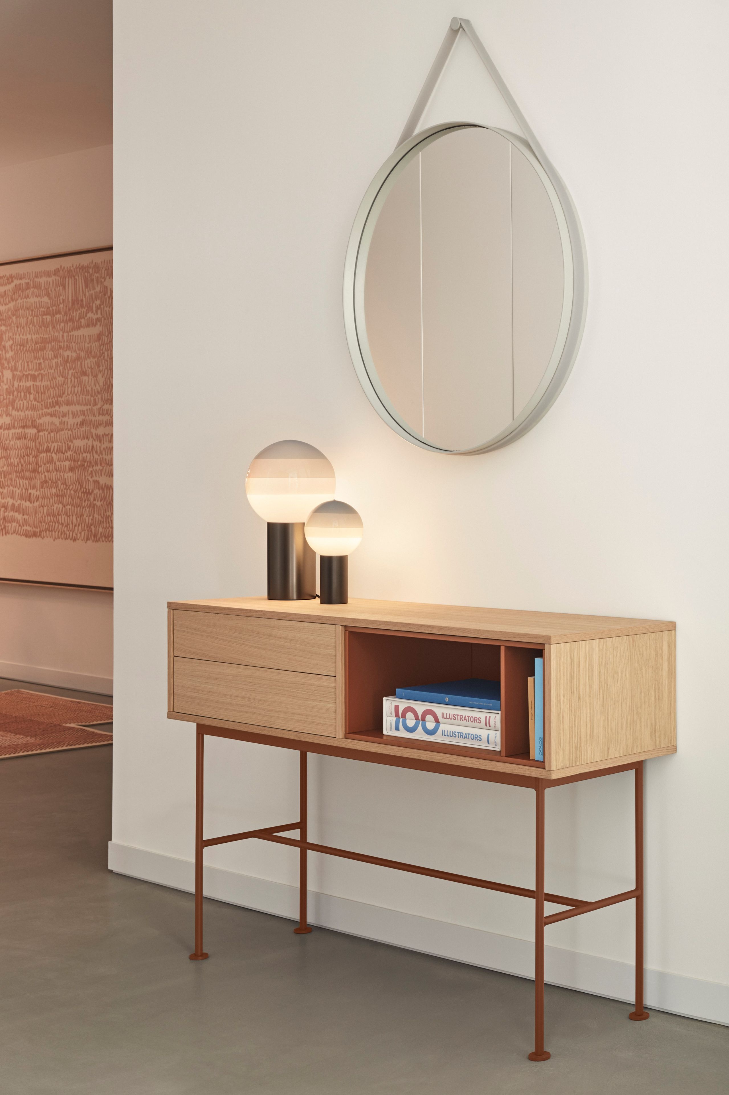 Консоль из шпона и МДФ с ящиками TEULAT Yoko ARCH-00028056 - Вид №5