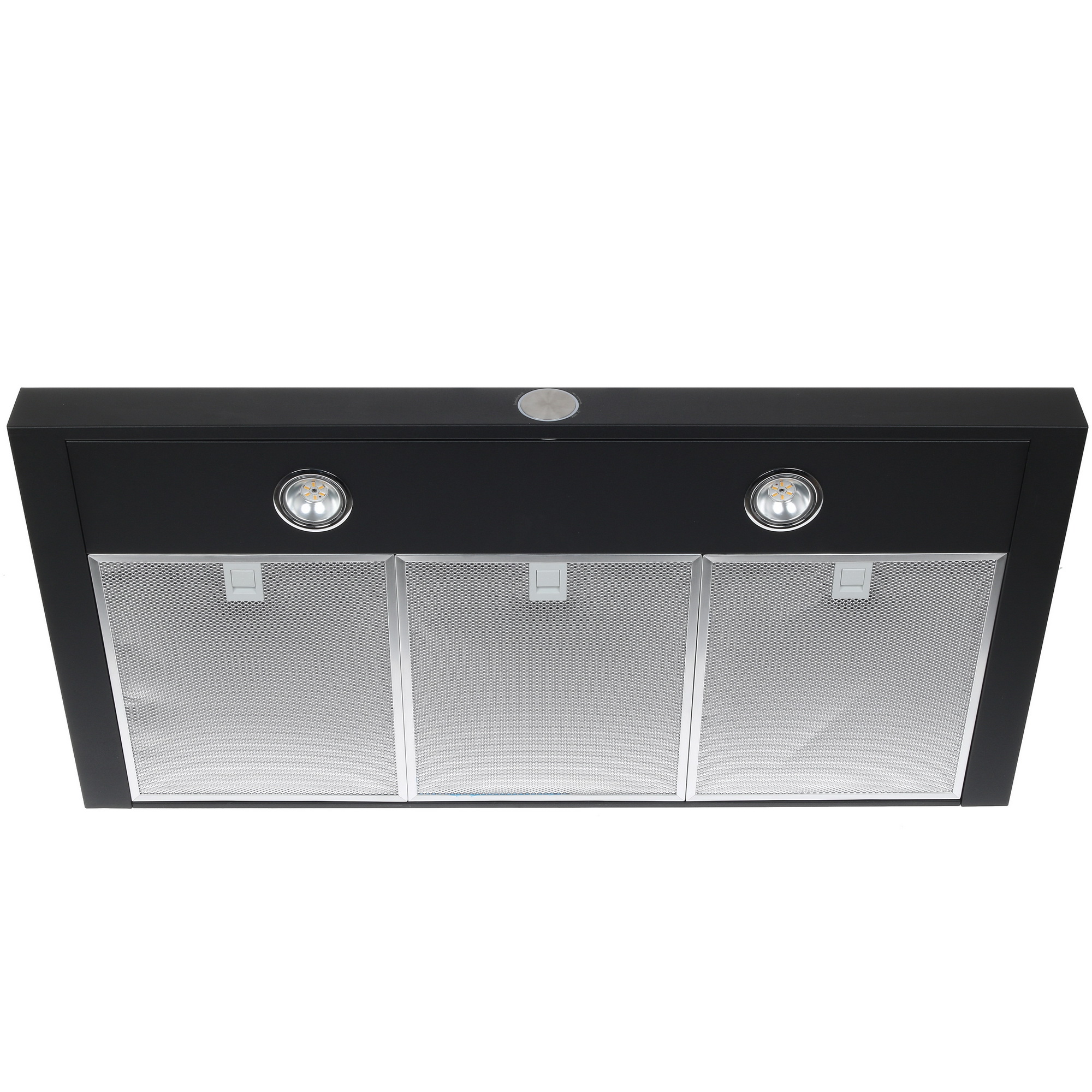 1106571 Вытяжка каминная Jetair TOUCH BL/A/90 черный/серый STDN-0009201 - Вид №1