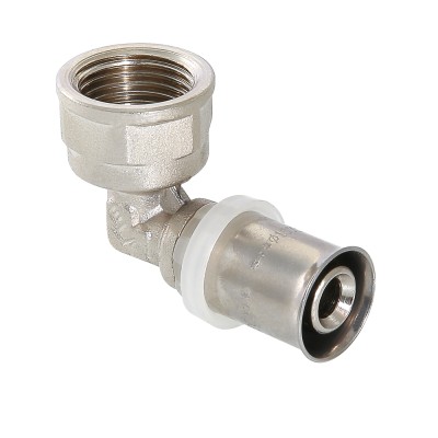 VTm.252.N.003206 Пресс-фитинг – угольник с переходом на внутреннюю резьбу Valtec 32 мм х 1" 