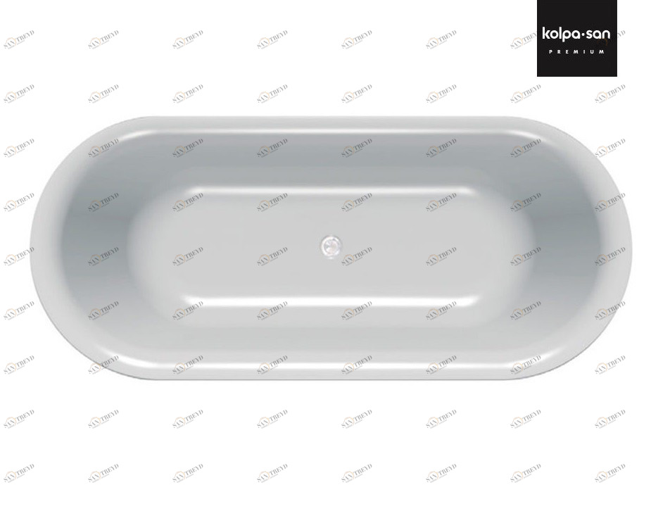 Ванна из искусственного камня Kerrock Antiq 00814 WHITE Словения Kolpa-San 