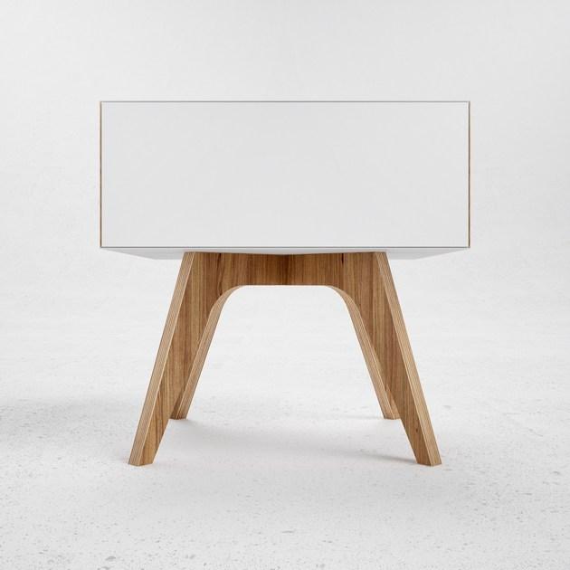 ODESD2 Прикроватный столик из стали и дерева H sun-id-1356214 - Вид №2