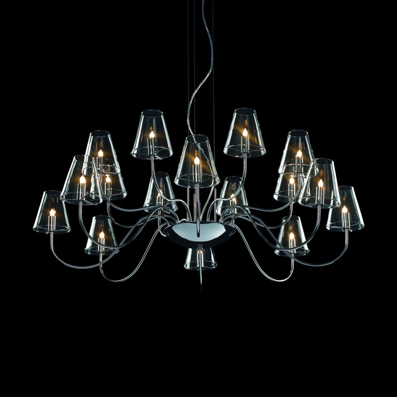 Подвесная люстра Lightstar Diafano 758164 LIGHTSTAR ДИЗАЙНЕРСКИЕ, DIAFANO 056070 Хром  - Вид №2