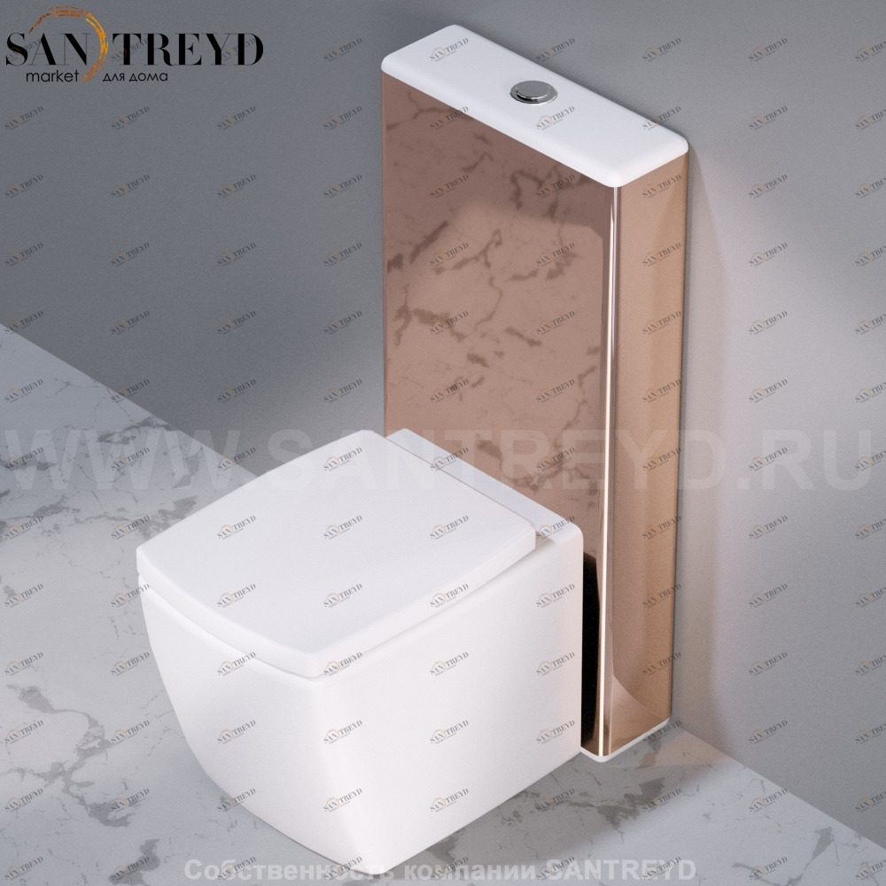 C301257 Компакт унитаз с бачком Медный A. e T. Italia WALL Италия AeT ITALIA