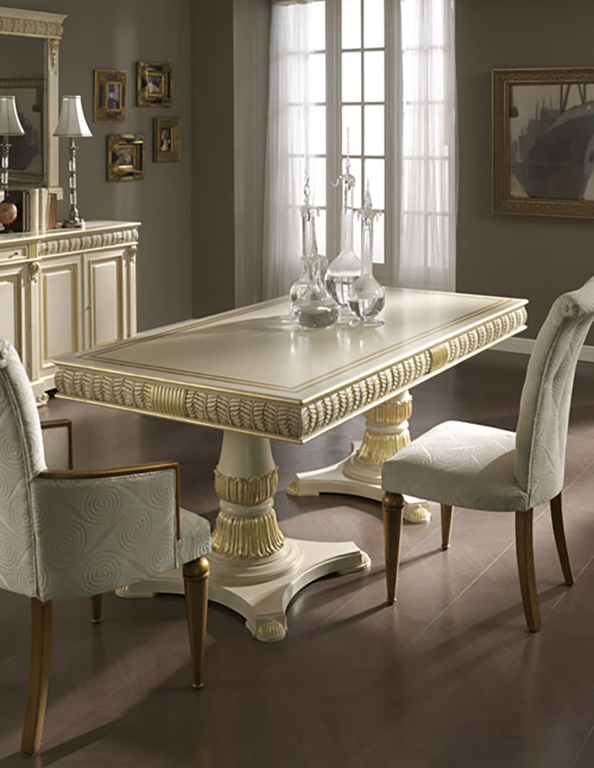 106678 Стол 6380 с основанием Angelus и столешницей 180x100 см Llass DA VINCI Santreyd