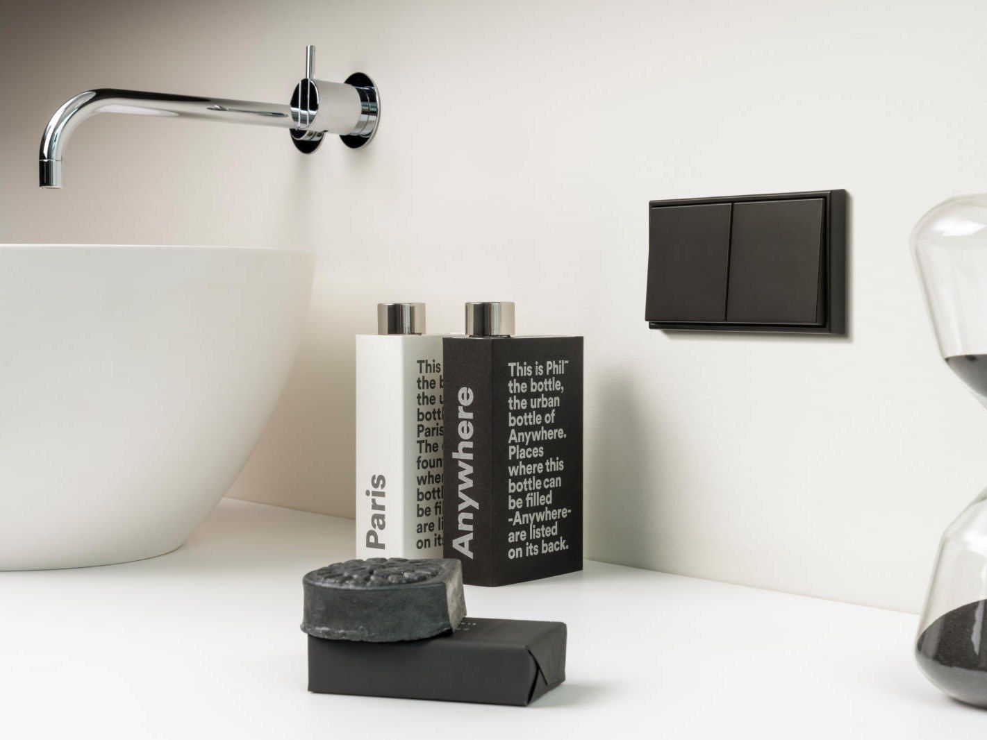 Матовый черный графитовый переключатель JUNG черный матовый графит ARCH-00009298 - Вид №2