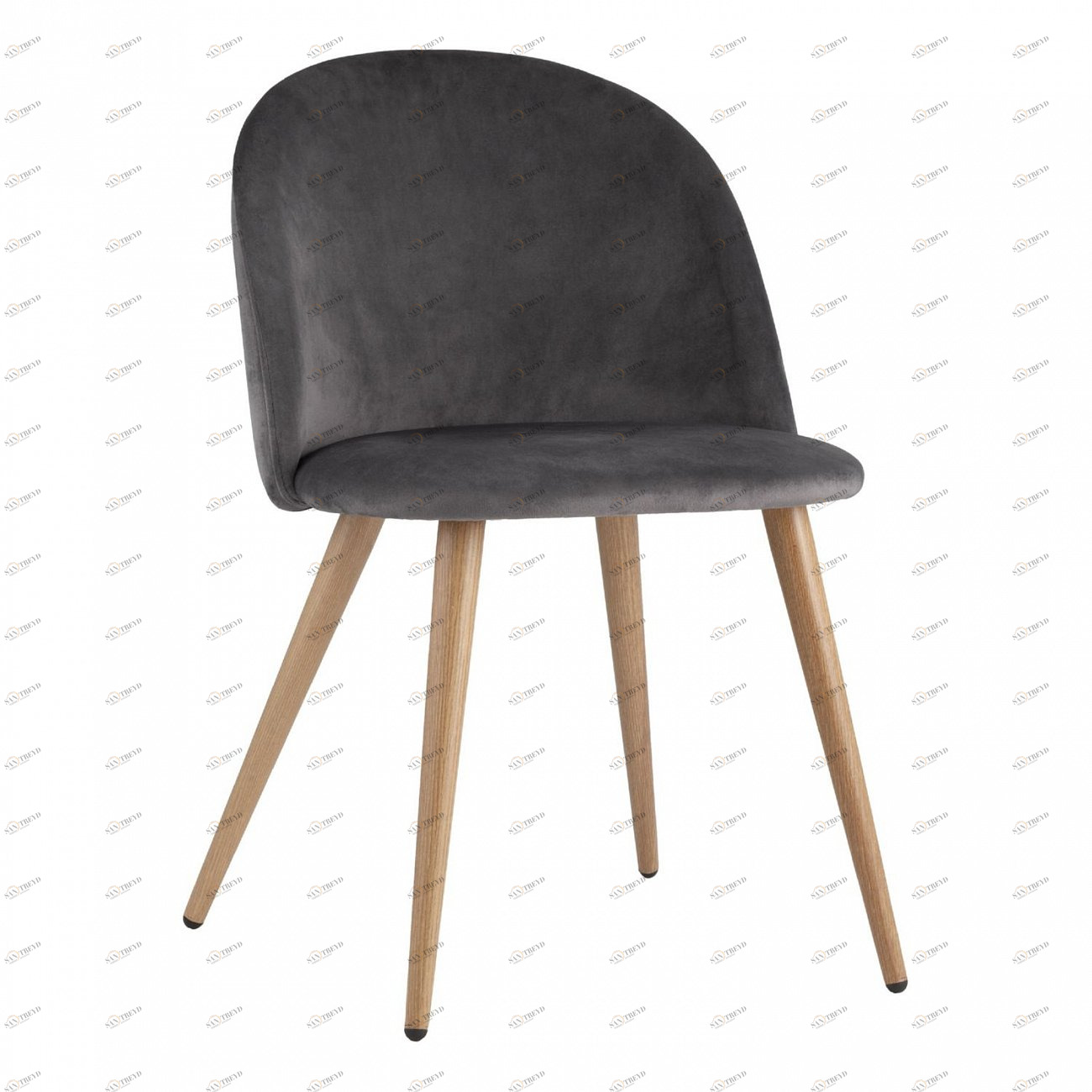 Стул с мягкой обивкой серый "Лион" STOOL GROUP ДИЗАЙНЕРСКИЕ 00-3881984 Серый 