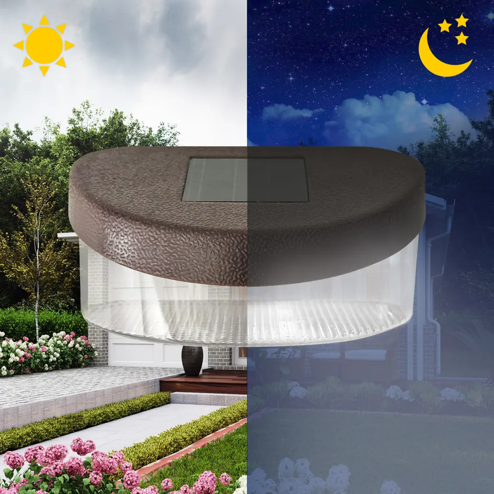 Светильник светодиодный уличный Duwi Solar LED на солнечных батареях 4000К IP44 датчик освещения коричневый 89100743 STLM-2123745  - Вид №3