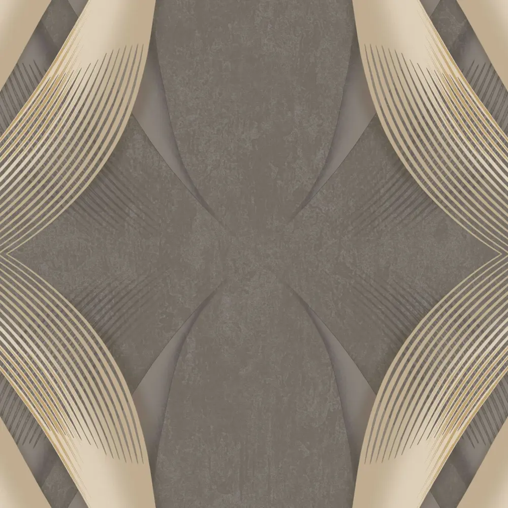 Обои Anturage Otto бежевые с геометрическим узором 1.06 м 89404398 STLM-1575678 - Вид №1
