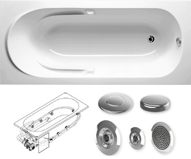 BC2800500000000_hit1 Ванна Riho Future Santreyd - Вид №2