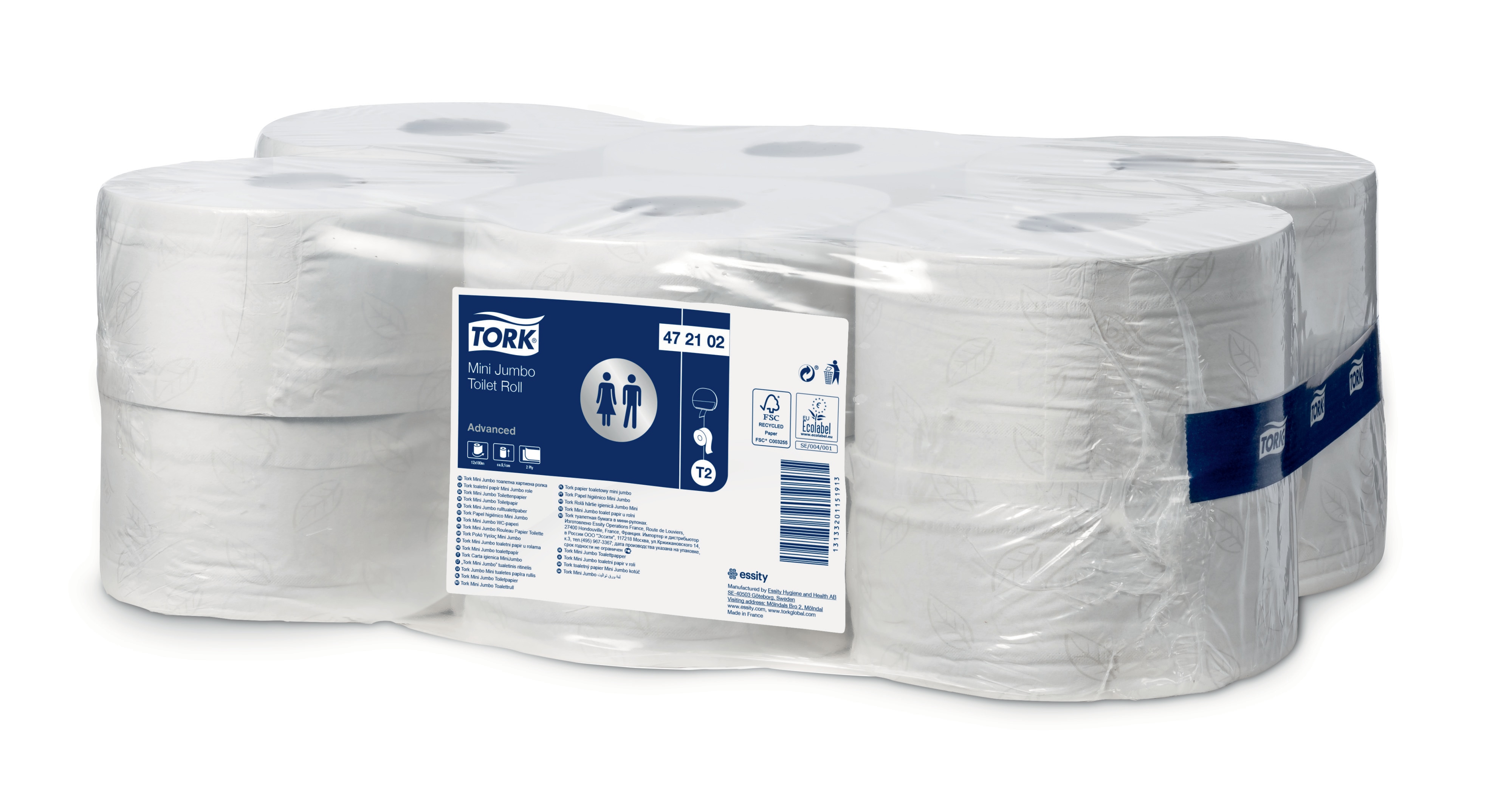 47210239 Усовершенствованная туалетная бумага Mini Jumbo Tork  - Вид №2