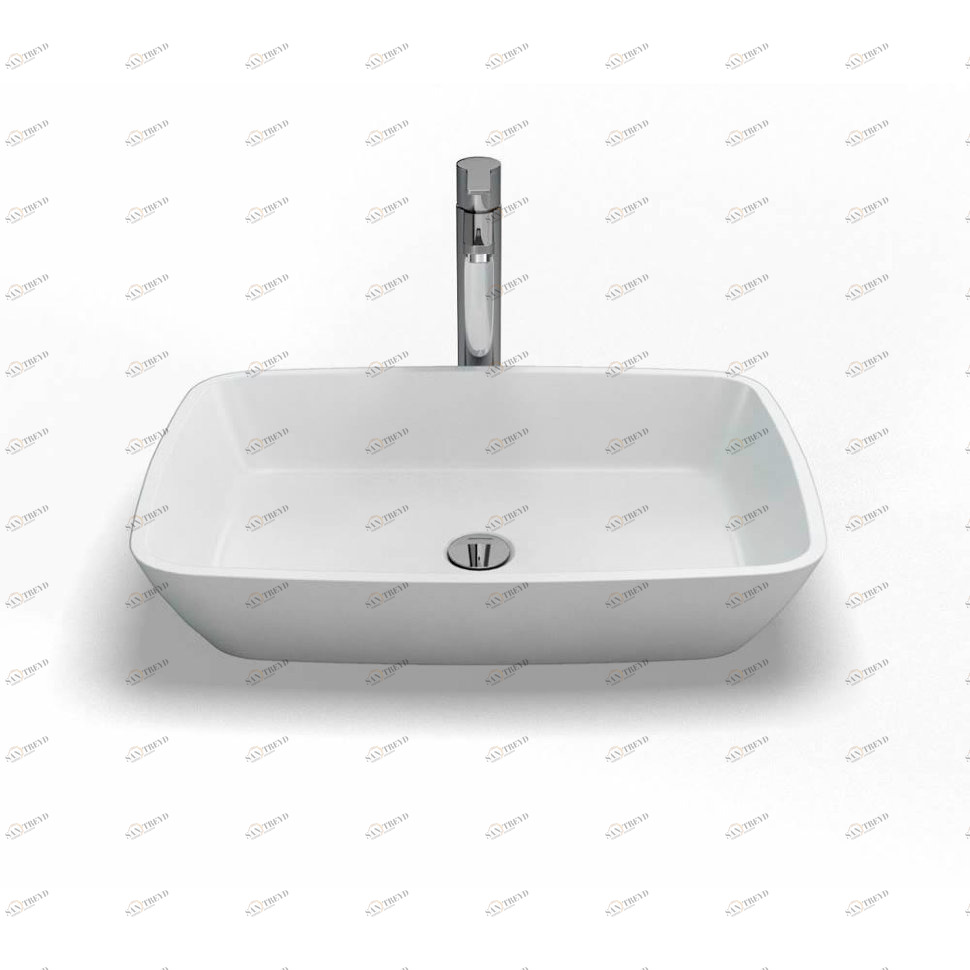 B4D Накладная раковина на столешницу  овальная Burlington 