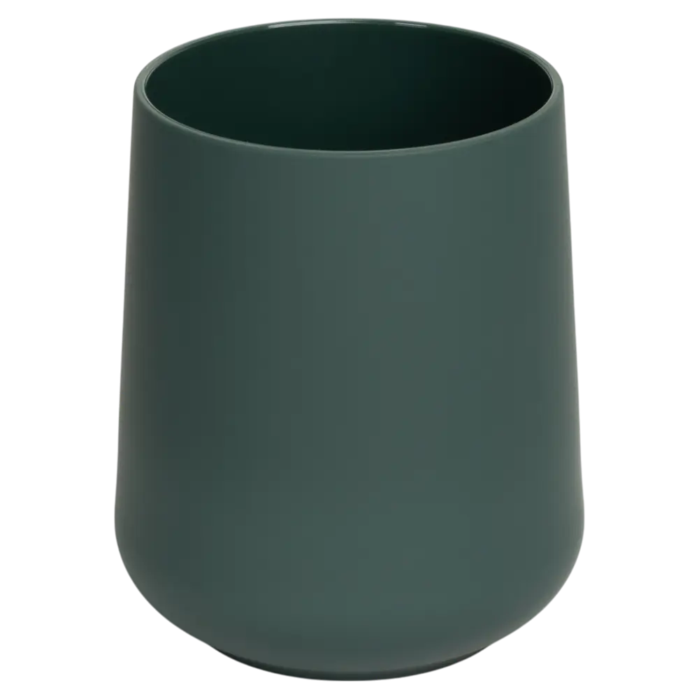 Стакан для зубных щеток VIDAGE Багио - прозрачно-зеленый акцент для ванной 89380388 STLM-1572619