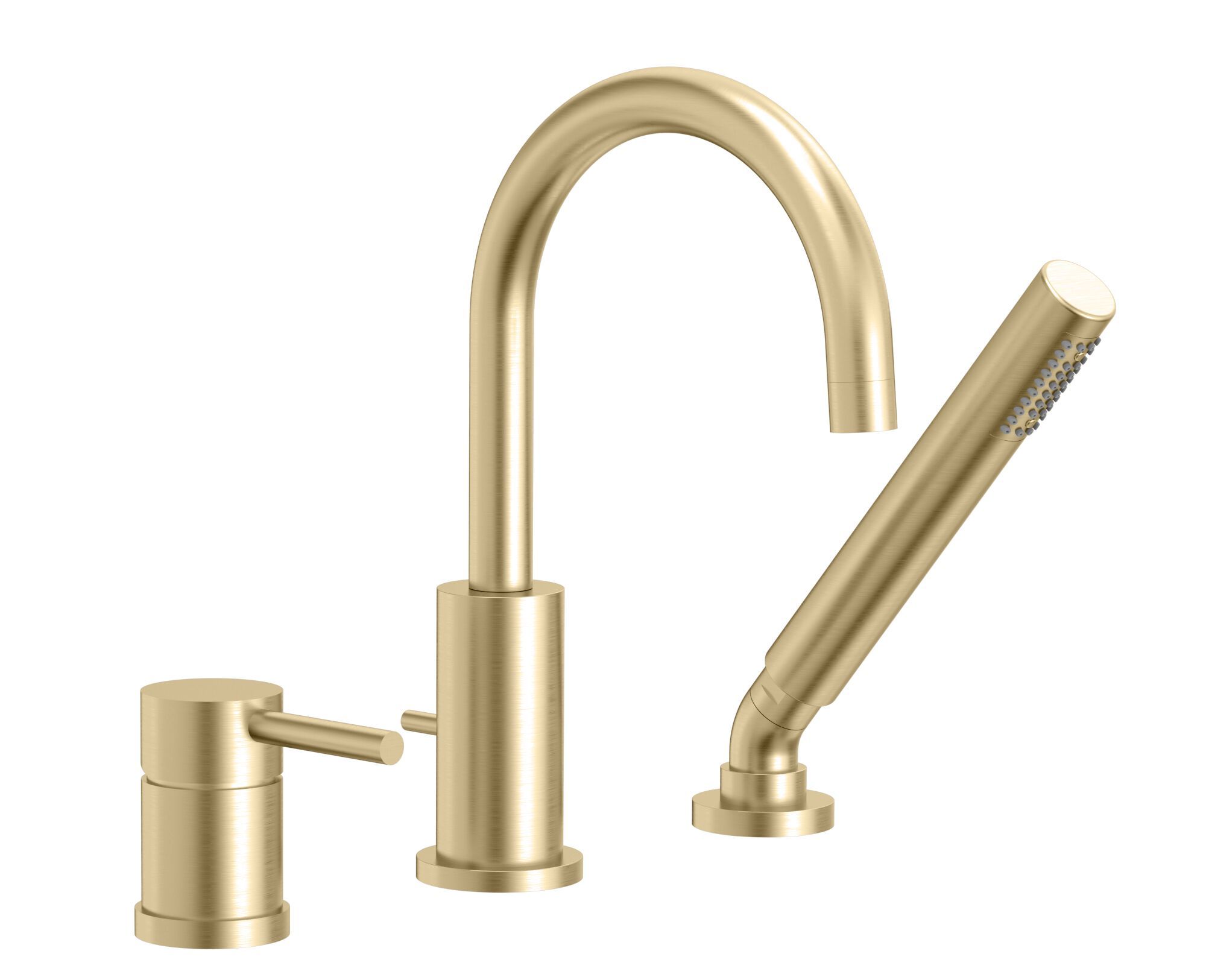 Смеситель для ванны с 3 отверстиями и ручным душем BARIL Zip B66 ARCH-00130013 - Вид №2