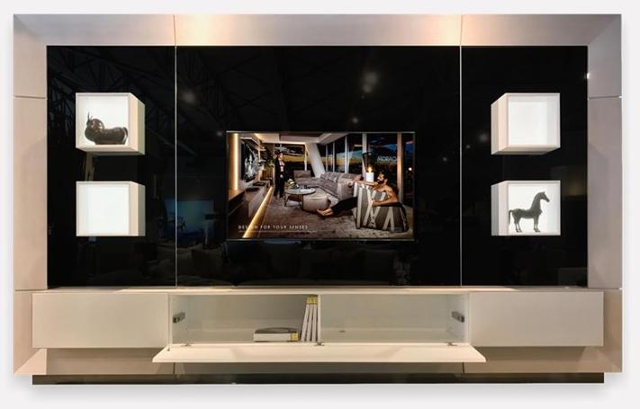 MORADA Стенка для хранения из дуба со встроенным освещением Marco Marco wuwd - Вид №1