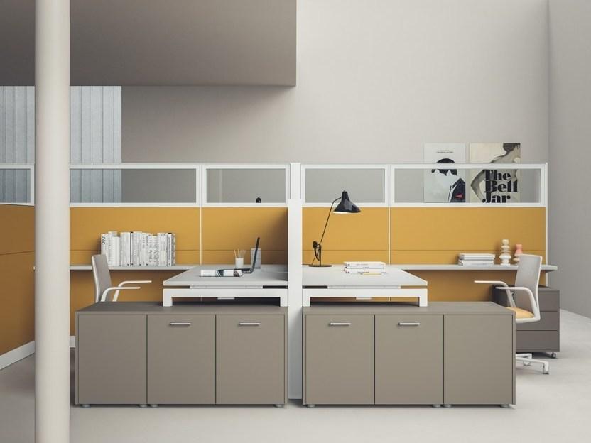 PROF Отдельностоящая модульная офисная перегородка из дерева Openwall sun-id-1512114 - Вид №1