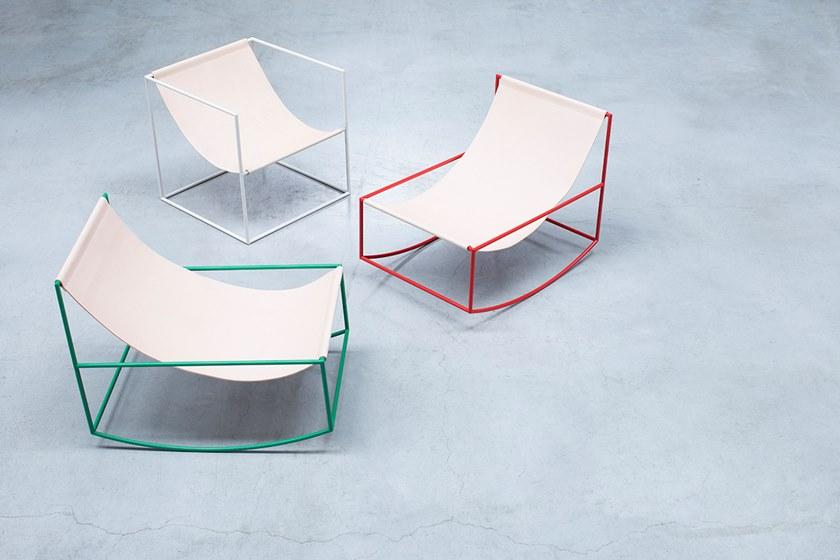 valerie_objects Кресло-качалка из стали с порошковым покрытием  V9018020  - Вид №36