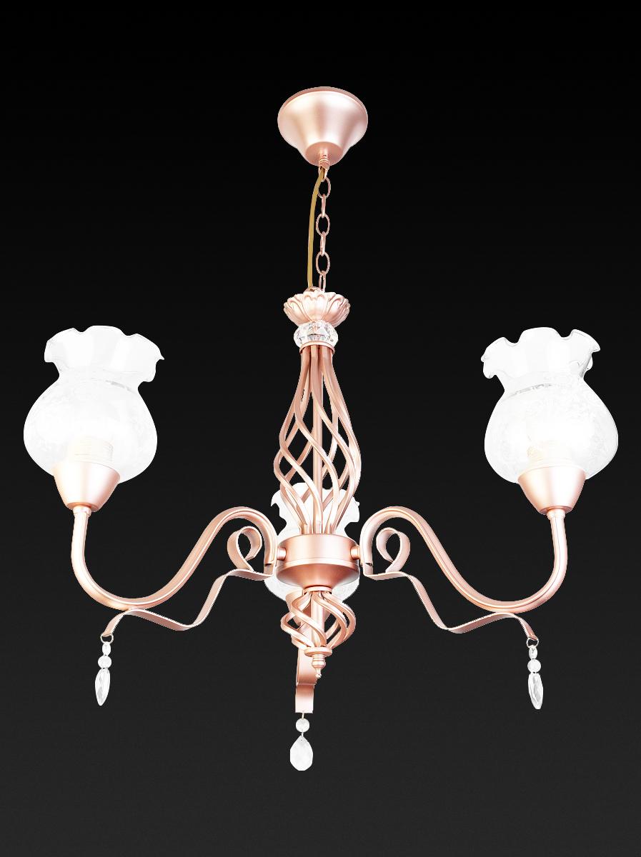 Подвесная люстра Toplight Kelli TL5680D-03PG TOPLIGHT KELLI 186068 Белый  - Вид №1