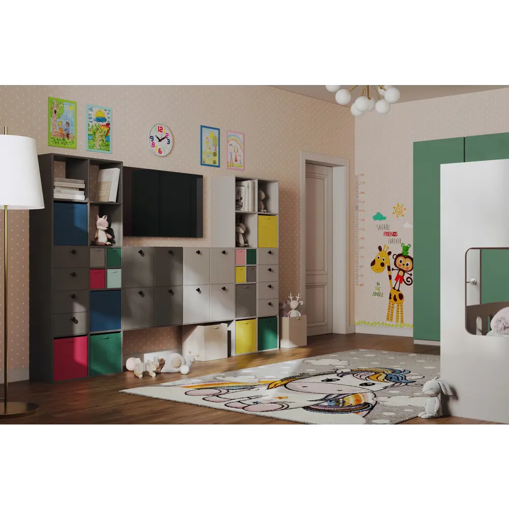 SPACEO Стеллаж «Куб» — модульная система хранения для современного интерьера 82731889 STLM-0034880 - Вид №6