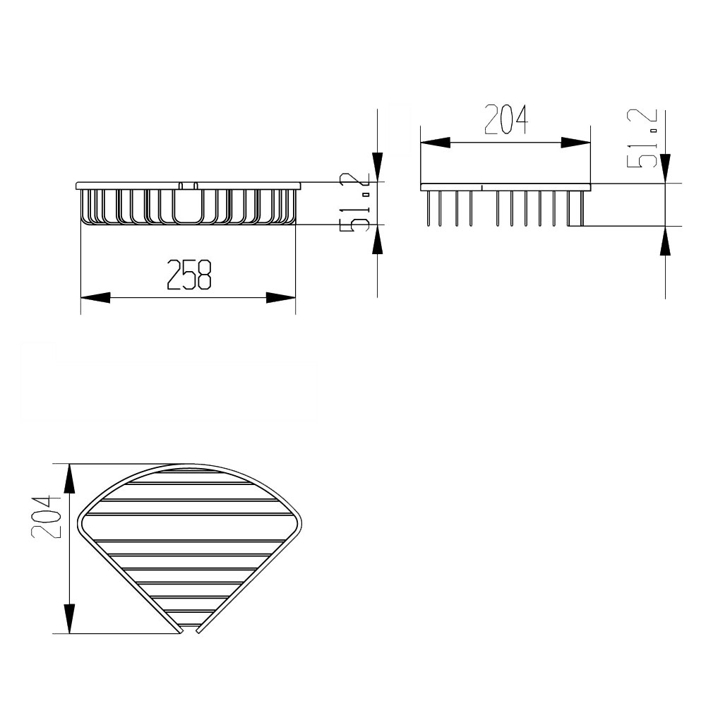 RBK3509 Полка , угловая Raiber  - Вид №3