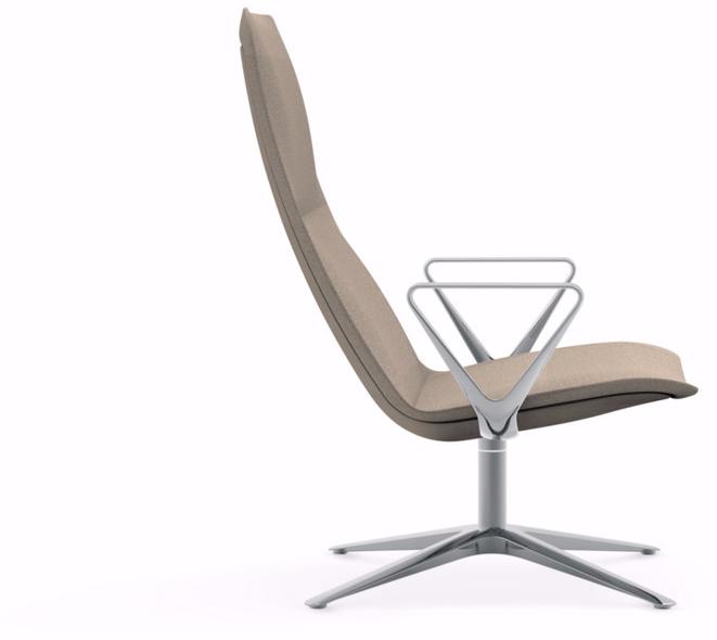 Alias Кресло поворотное на 4-х спицах с подлокотниками Slim sun-id-1434823 - Вид №1