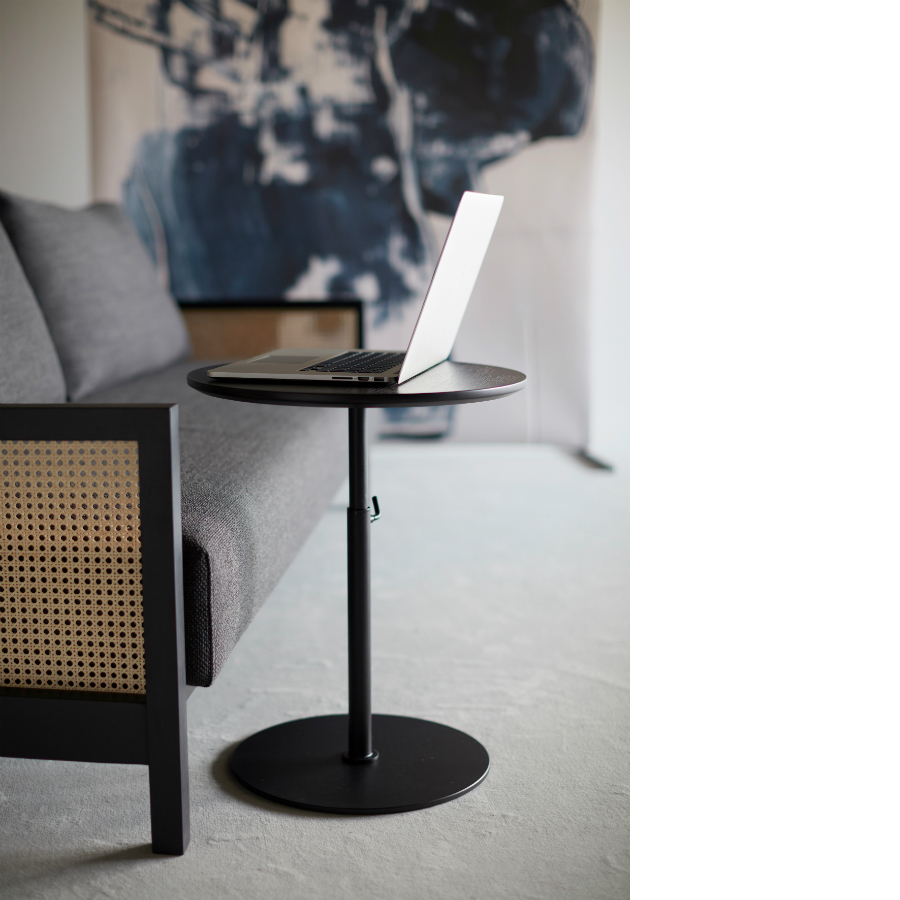 Столик Kiffa, 45 см, черный Innovation Living 9576023123342 - Вид №1