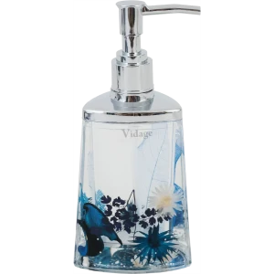 Дозатор для жидкого мыла Vidage Василек пластик цвет прозрачный