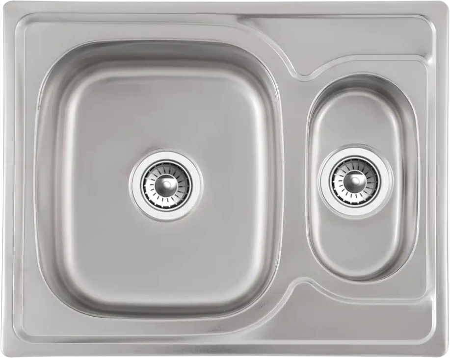 VIDAGE Мойка кухонная двухчашевая из нержавеющей стали 63×50 см 82509813