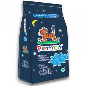 ПР0053793 Наполнитель для кошачьего туалета Кристаллы Чистоты силикагелевый 20кг PrettyCat