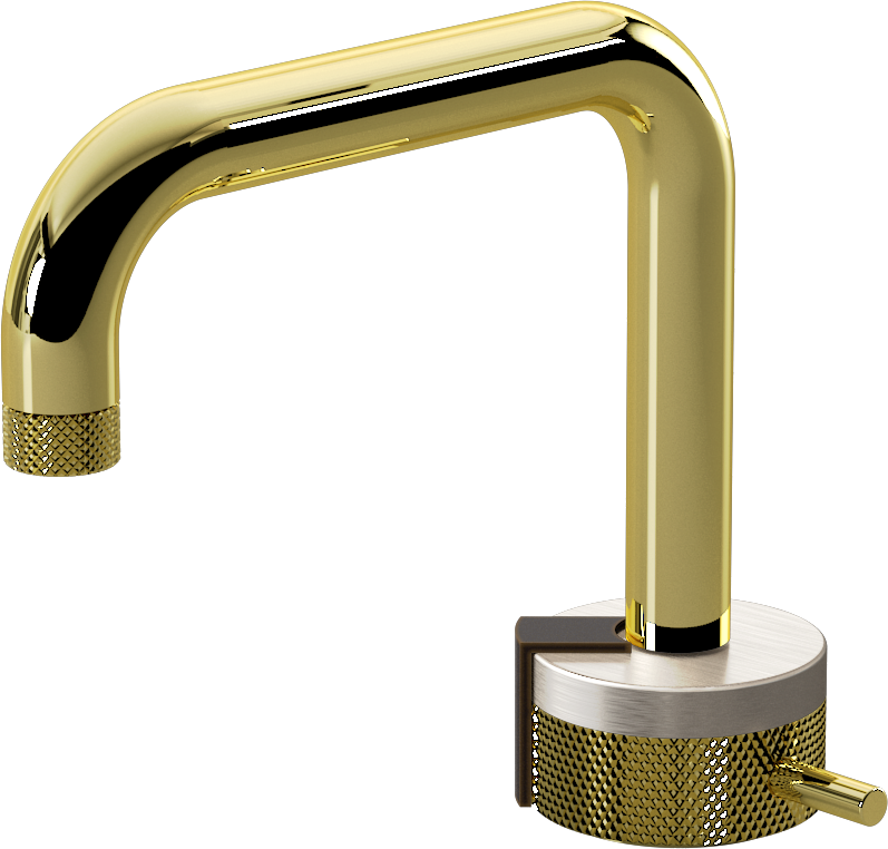 E-11500-R1BNi-L2OB-PB Однорычажный прогрессивный смеситель для раковины - излив 15,3см GRAFF MOD+