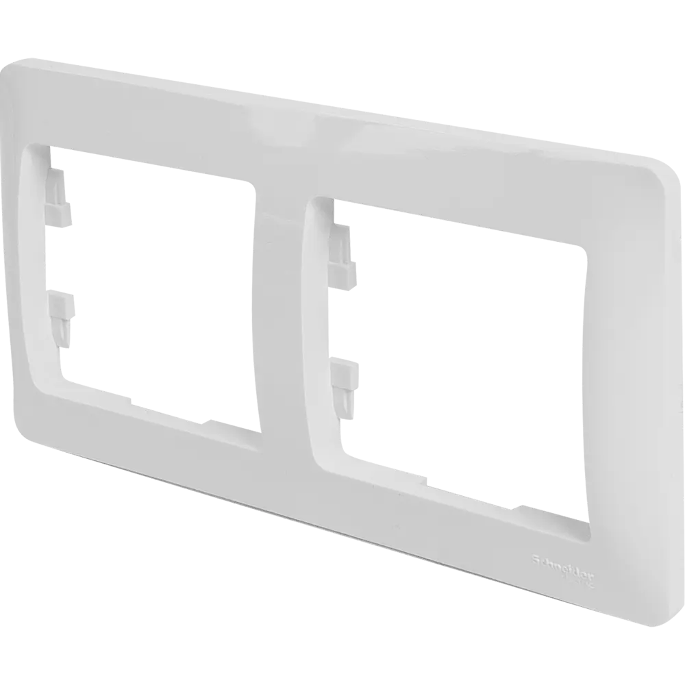 Schneider Electric Glossa - Двойная рамка для розеток молочного цвета 84693672 STLM-0053767 - Вид №1