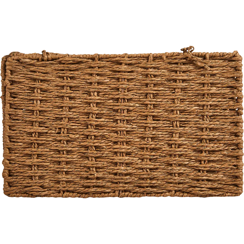 SPACEO Корзина с крышкой для хранения вещей из бумажных нитей 89344358 Kub STLM-1095942 - Вид №7