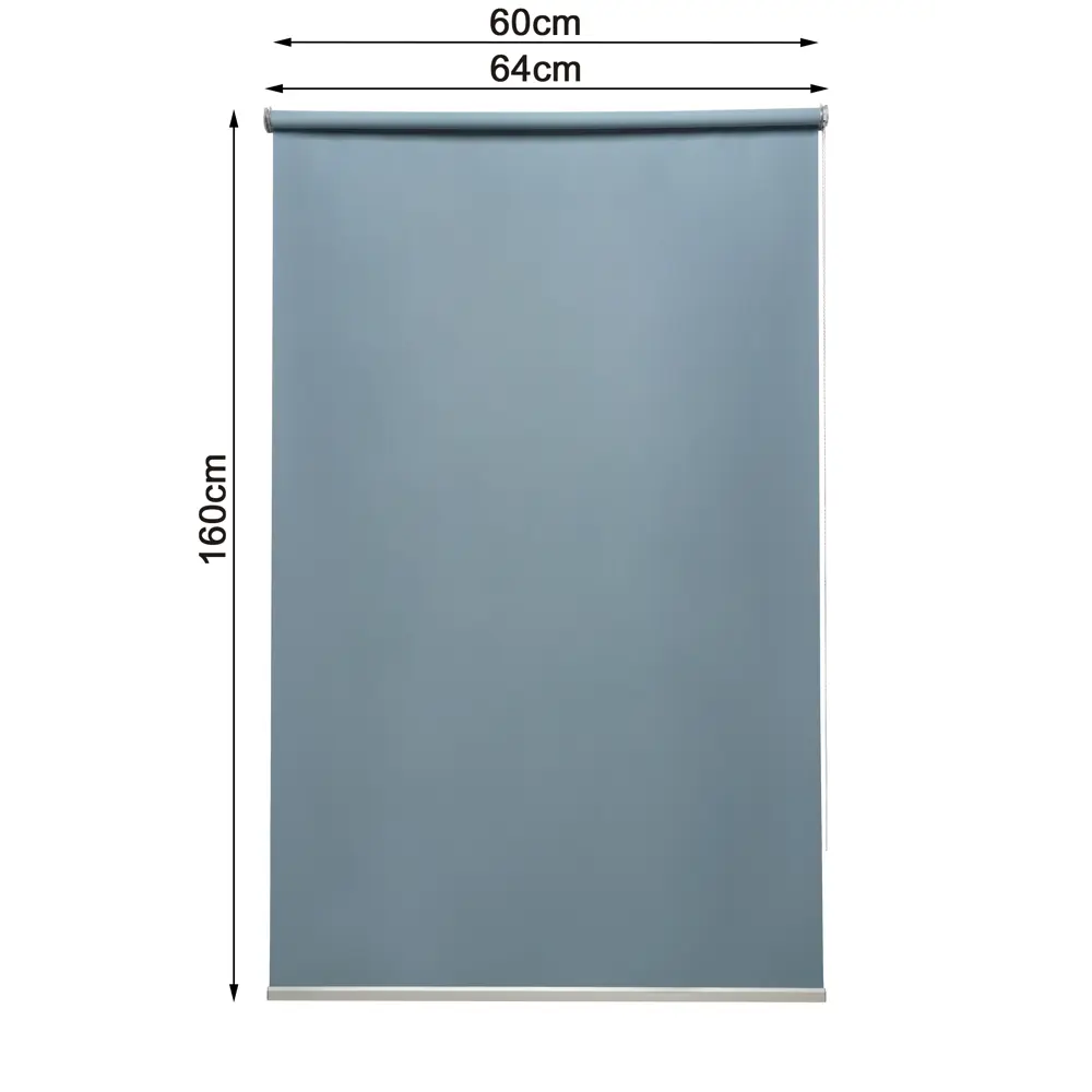 Штора рулонная блэкаут Inspire Belem 60x160 см серо-синяя Ink 4 82689368 STLM-2021196 - Вид №2