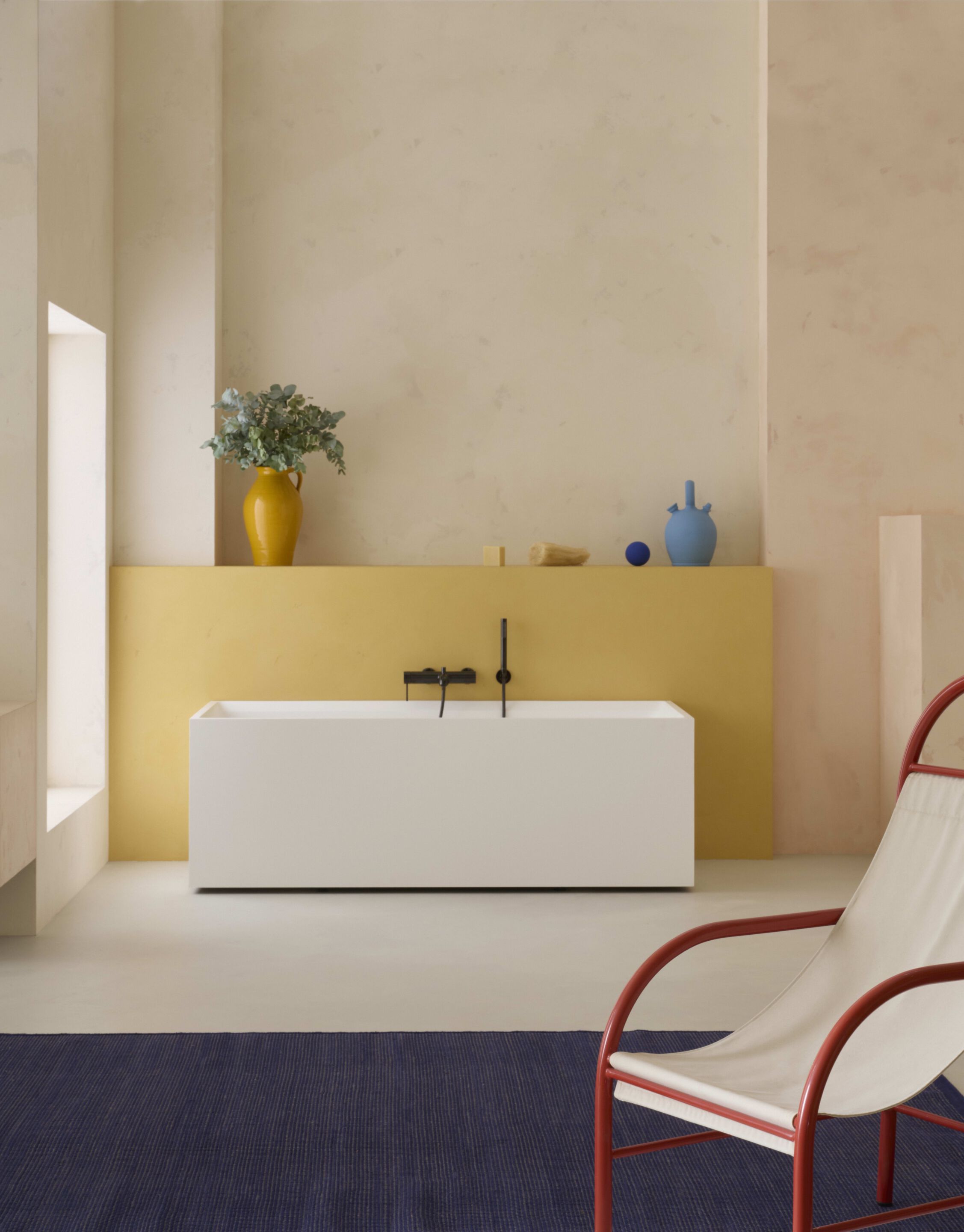 Прямоугольная ванна в центре комнаты Roca MODO B10070832000000 ARCH-00101465 - Вид №1